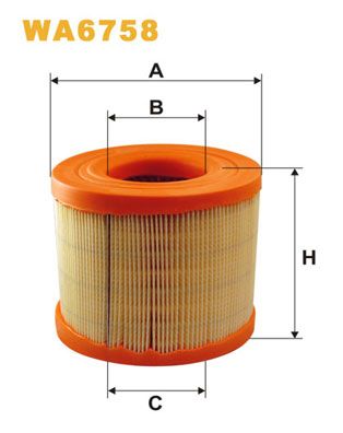 WIX FILTERS Ilmansuodatin WA6758